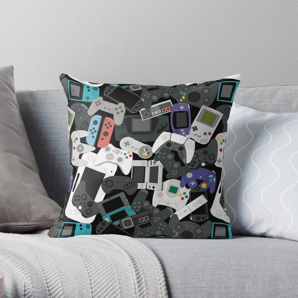 Video Game Cushion Cover Playstation Gamer Controller All Throw Pillow Case Home Decor Gamepad Pillowcase Gift Dropshipping | Дом и сад
