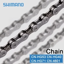 Shimano – chaîne de vélo CN-4601 10S HG53 9V HG71 HG40 6 7 8, 112/114 maillons, chaîne de vélo de route vtt