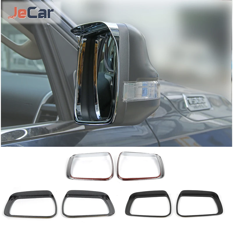 Car Rearview Mirror Frame Rain Eyebrow Rainproof Decoration Stickers For Dodge RAM 2018+ Auto Exterior Parts Accessories | Автомобили и