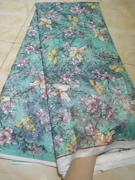 

New Design Elegant Nigeria African Tulle Mesh Lace Fabric 2020 High Quality With Stones France Embroidery flower Lace Fabric