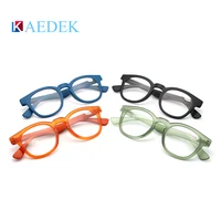 KAEDEK 2025 transparent Brand Reading Glasses Round Men Women Glasses With Flex French Concept Presbyopia 1