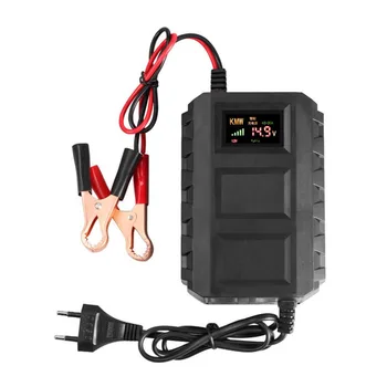 

12V Intelligent Battery Charger LED Digital Display Fast 20A Lead Acid Battery Charger EU/US For Automobile Car Motorcycle Hot