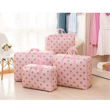 

KAKURI Foldable Storage Bag Waterproof Oxford Clothes Blanket Quilt Organizer Stroage Bag 4 Size Travel Luggage Organizer Bag