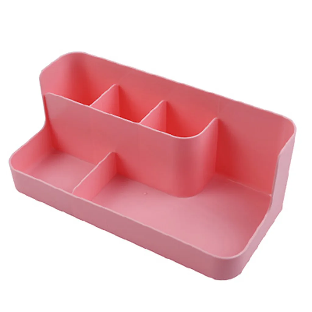 Туалетный столик Косметика Коробка для хранения ювелирных изделий розовый белый многофункциональный уход за кожей продукты Удаленная коробка для дома# G7 - Цвет: Розовый