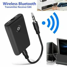 2 в 1 Bluetooth 5,0 передатчик приемник ТВ ПК автомобильный динамик 3,5 мм AUX Hifi Музыка Аудио адаптер