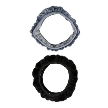 2 x Универсальный Автомобильный плюшевый удобный мягкий эластичный чехол на руль