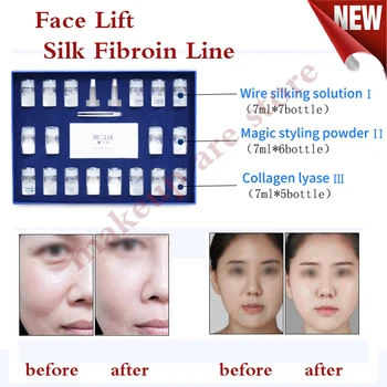 

Face Filler Absorbable Collagen protein Thread face lift silk fibroin Line carving Lipolysis essence water retention skin rejuve