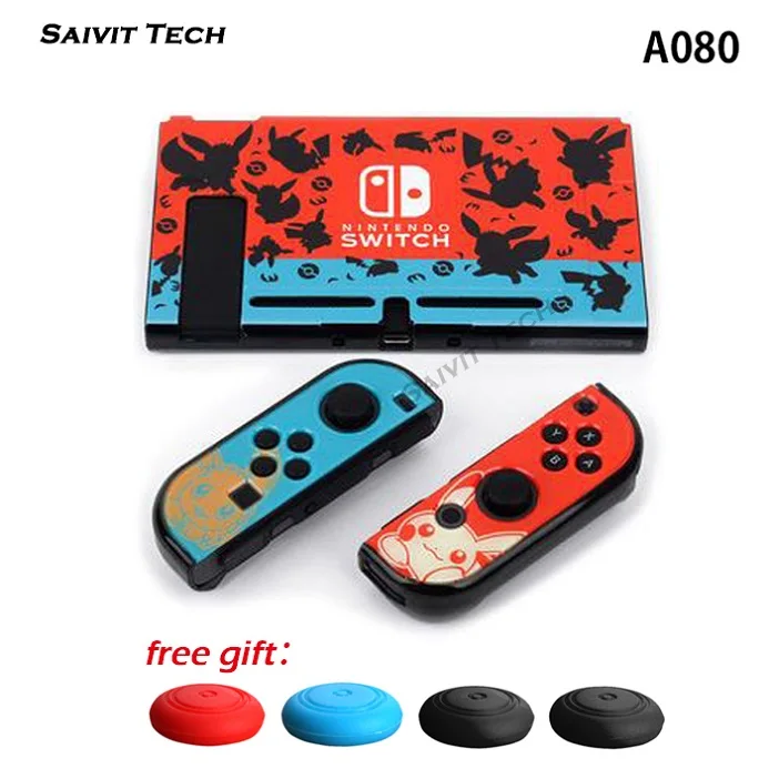 A080 Защитная консоль для nintendo s для переключателей, Цветной корпус Nitendo Switch Crystal Shell, крышка для nintendo Switch, прямая стыковка - Цвет: A080