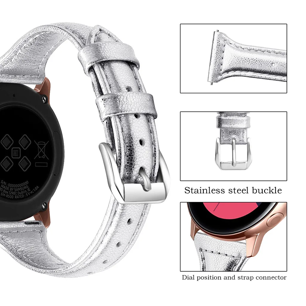 Замена кожаных браслетов для samsung Galaxy Watch Active