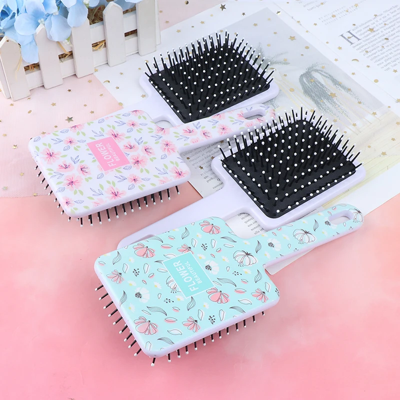 New Hair Brush Scalp Massage Comb Anti-static Hairbrush Airbag Comb Flat Square Comb Massage Hair Brush Salon Hair Styling Tools