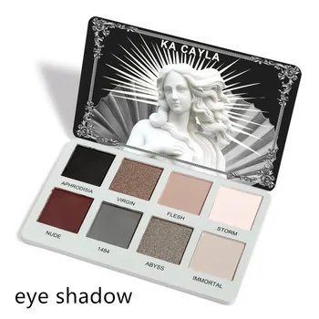 

8-color Eyeshadow Palette Pearly Matte Shimmer Eyeshadow Metal Waterproof Long-lasting Eyeshadow Eye Makeup