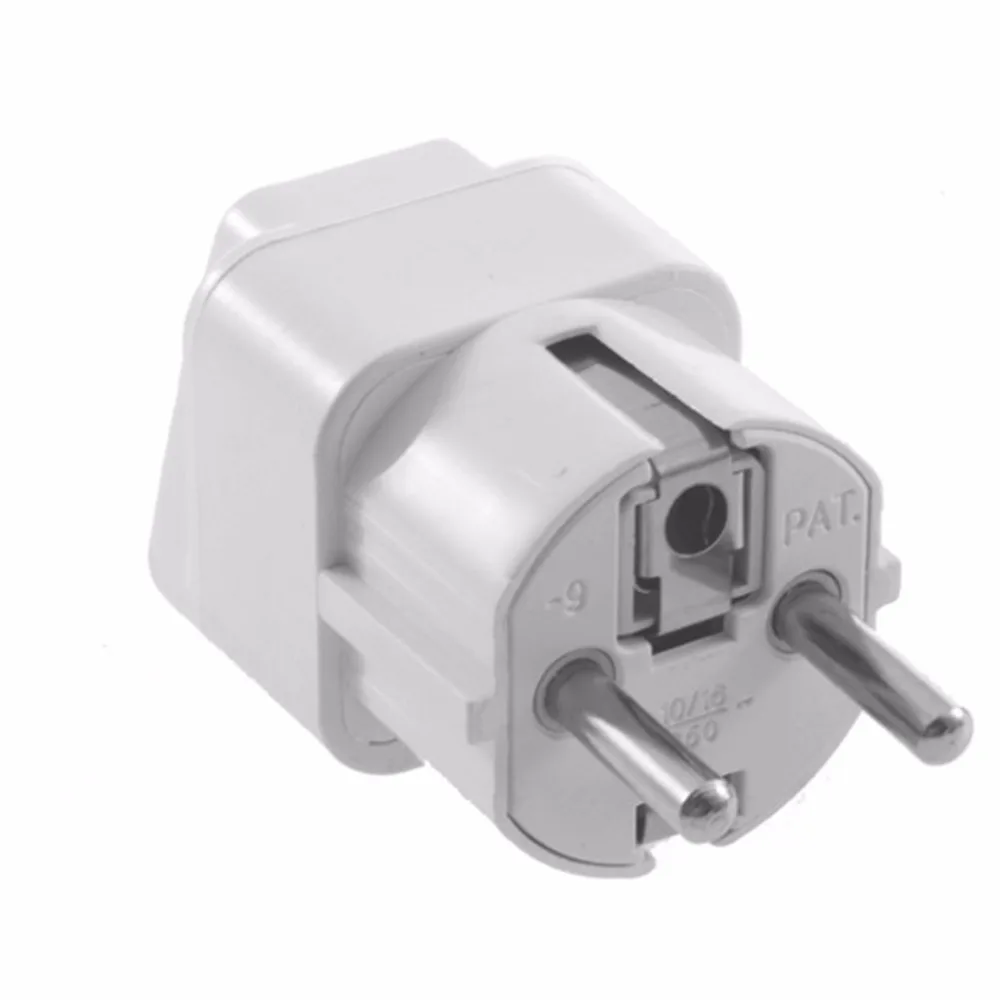 

1Pcs Compact and lightweight AU US UK to EU AC Power Plug Travel Home Converter Adapter Big Sale new arrival