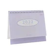 Grand carnet de notes Kawaii couleur Macaron K6K6, calendrier, grand carnet de notes, calendrier créatif, pour bureau, 2022