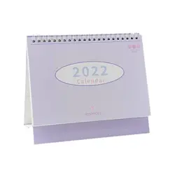 Grand carnet de notes Kawaii couleur Macaron K6K6, calendrier, grand carnet de notes, calendrier créatif, pour bureau, 2022 