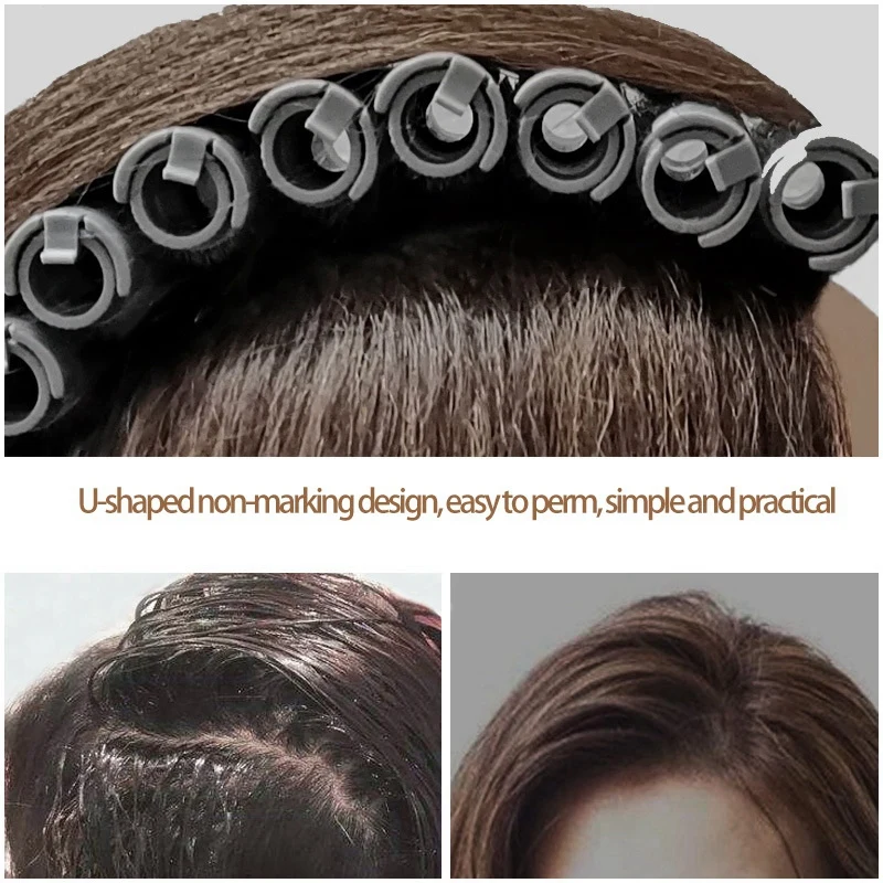 20Pcs Hair Perm Rods Styling Bars DIY Hair Clip Fluffy Perming Rod Roller Curler Salon Hairdressing Tool Kit