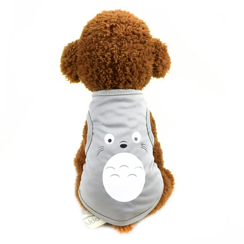 Pet Cat Clothes for Cats Summer Vest T Shirt Dog Cat Clothes Costume for Small Dogs Cartoon Vest for Puppy 35 (12)