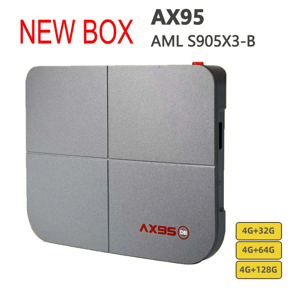 ТВ-приставка AX95 Amlogic S905X3 4 + 32/64/9 0 ГБ Android 128 | Электроника