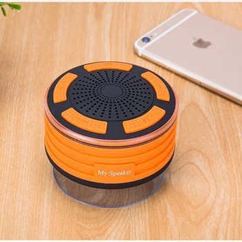 

2020 latest outdoor waterproof bluetooth speaker outdoor call car bluetooth audio portable suction cup radio with light