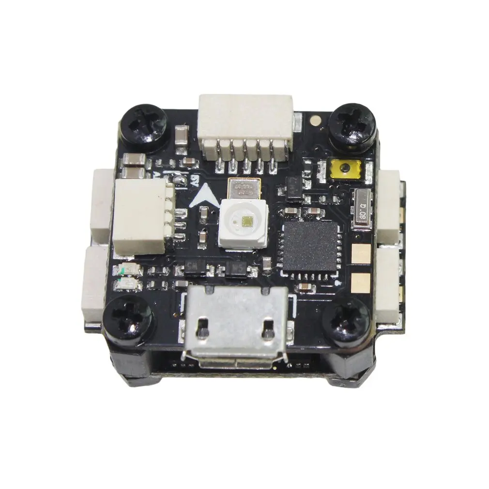 HAKRC F411 1S Flytower Контроллер полета встроенное osd 4 в 1 BLHeli 10A ESC Светодиодная лента для FPV RC Дрон