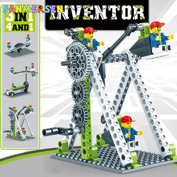 

368PCS Kids DIY Building Blocks City Mechanical Engineering Vehicle Model Series Building Blocks Educational Kids Bricks Toys