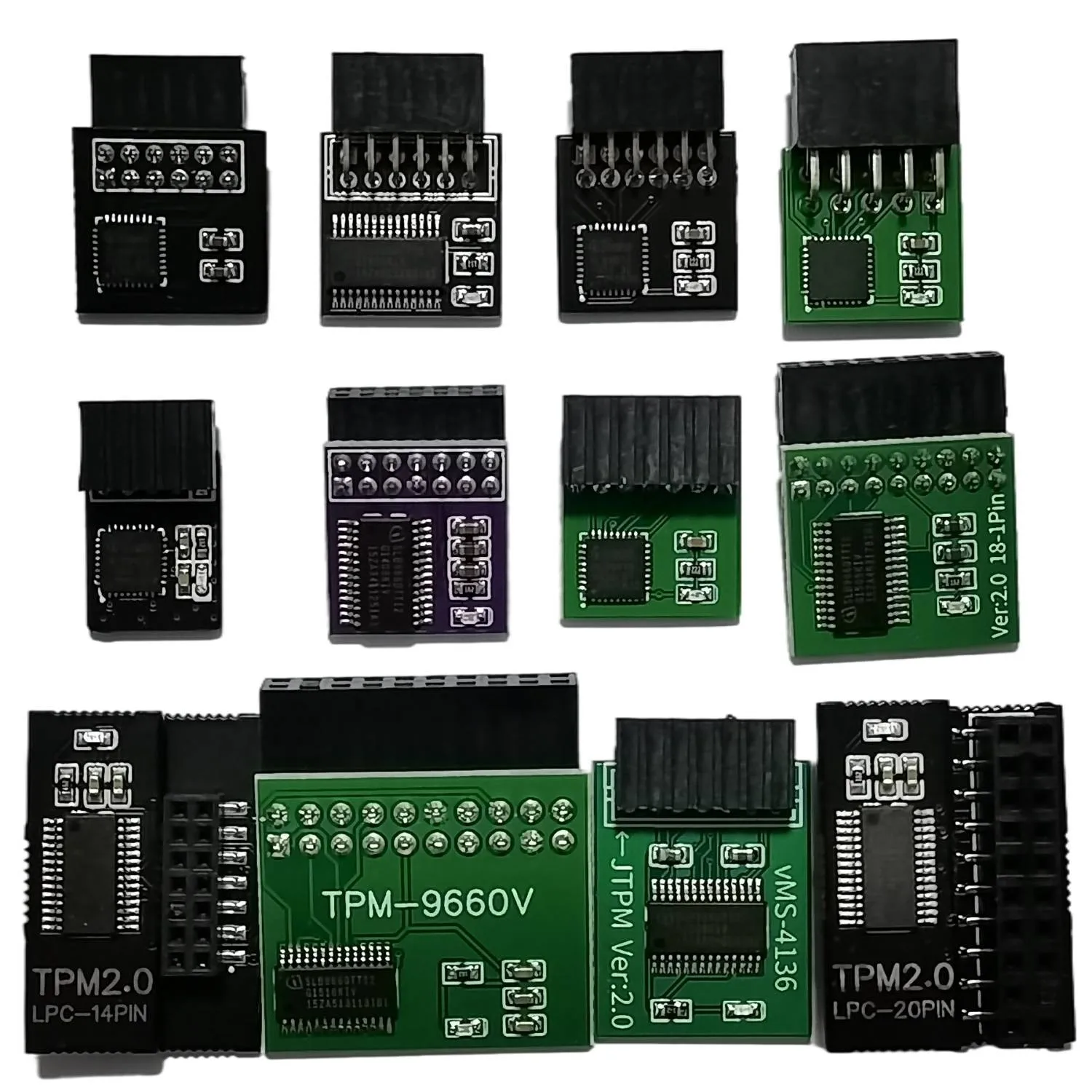 Modulo TPM 2.0 A 12 Pin Per Schede Madri, Interfaccia LPC, Componente Di Crittografia Ad Alta Sicurezza