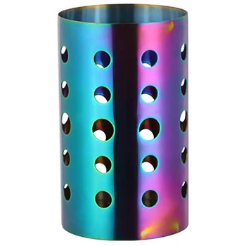 

Stainless Steel Kitchen Chopsticks Tube Tableware Storage Draining Rack Shovel Spoon Knife Fork Storage Box