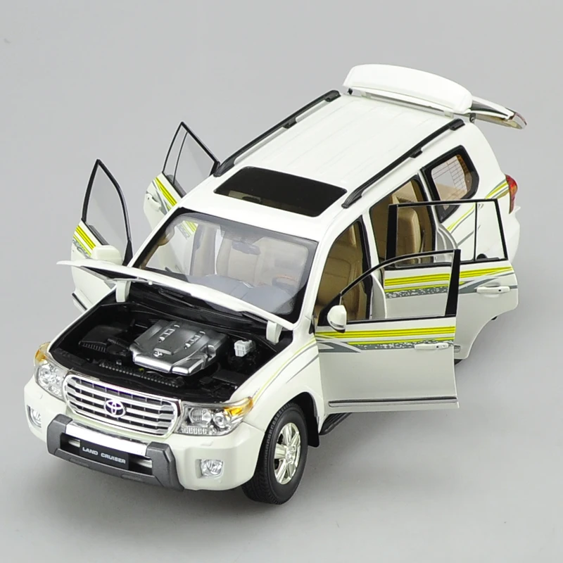 1:18 Высокая тщательная TOYOTA 2012 LAND CRUISER LC200 сплав модель автомобиля статические металлические модельные автомобили с оригинальной коробкой