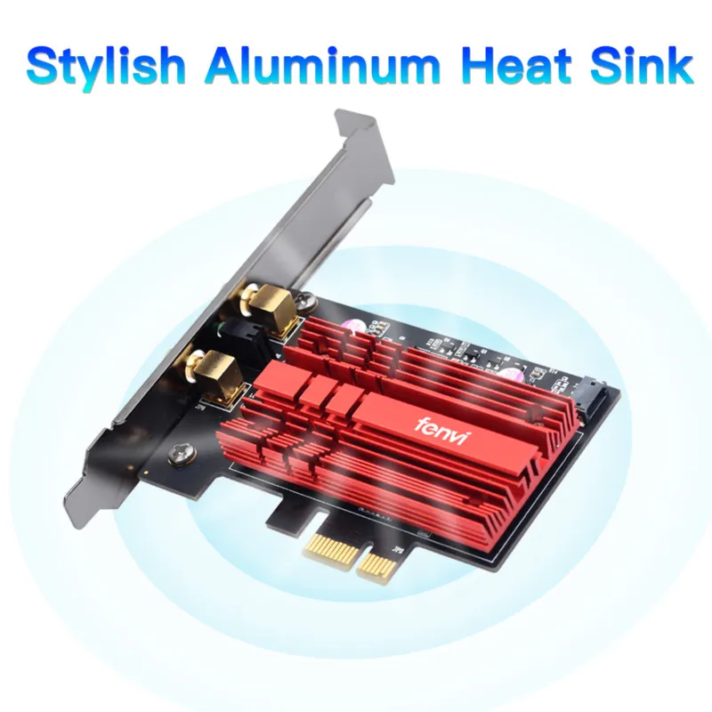 Двухдиапазонный WiFi6 AX200 3000 Мбит PCI E 1X Беспроводной Адаптер 2 4 г/5 ГГц 802.11ac/ax Bluetooth5.0