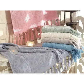

The sweetheart Jacquard Tassels 100 Cotton 6'lı Hand Face Towel Set