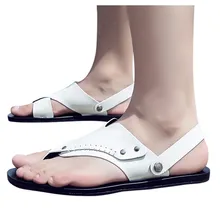 Мужские шлепанцы; Летняя мужская обувь; дышащие прогулочные пляжные спортивные шлепанцы; Мужская Уличная обувь; римские шлепанцы;#3