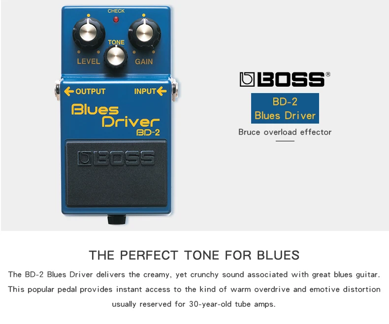 Boss BD 2 Blues Driver Guitar Effects Pedal|Guitar Parts 