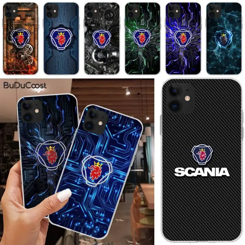Чехол Manton Scania для iphone 5C 5 6 6s plus 7 8 SE X XR XS MAX 11 Pro Max|Бамперы| |