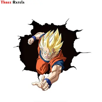 

Three Ratels Q45 Gohan Anime 3D Dragon ball Z super stickers laptop anime japanese anime car stickers