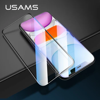

USAMS Tempered Glass film For iPhone 11 pro Max Full Screen Protector Glass film for iphone 11 2019 new 0.33mm ultra-thin film