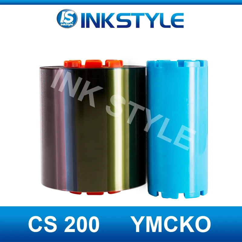 5 шт./лот универсальные Hiti CS-200E лента YMCKO 400 принты для Hiti CS200 CS200e CS220 карточного принтера
