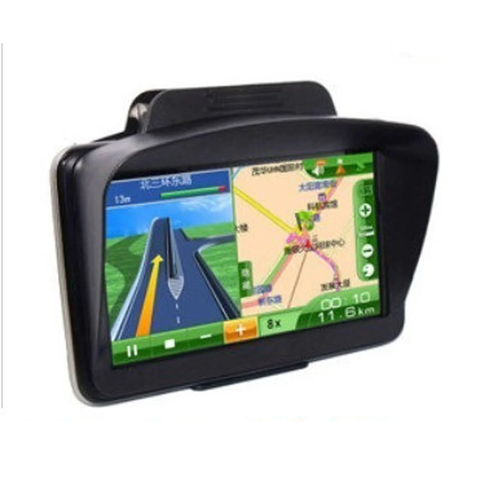 Anti-Glare On GPS Navigator Car Accessories Visor Easy Installation Sun Shade With Cover ABS