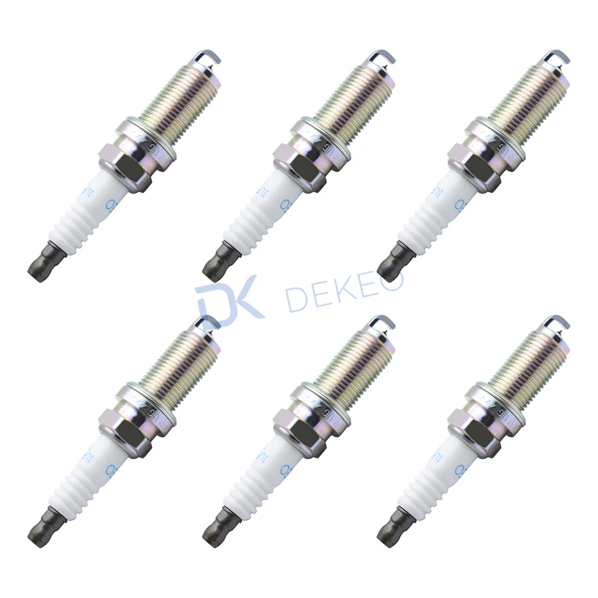 Dekeo иридиевая Свеча зажигания для Kia Borrego Optima Rondo hyundai Genesis Santa ILFR5B11 - Цвет: 6PCS