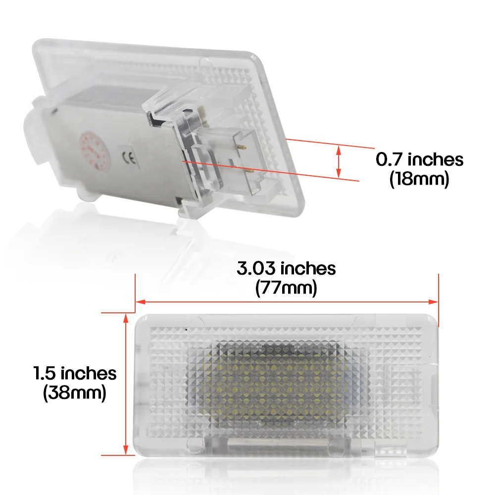 1 шт. 18SMD Светодиодная лампа Footwell для багажника светильник салона перчаточного