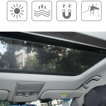 

95*55cm Black Car Sunroof Screens Ventilation Windshield Sunroof Sunroof Sunshade Brand New And High Quality