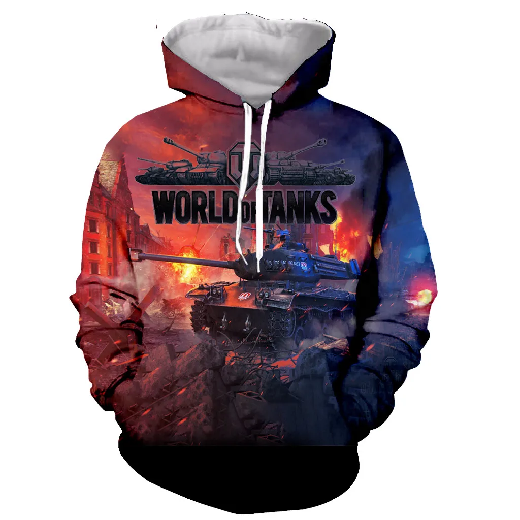 

New arrive popular World Of Tanks 3D print men women fashion cool t shirt/hoodies/sweatshirts/vest/ tops dropshipping