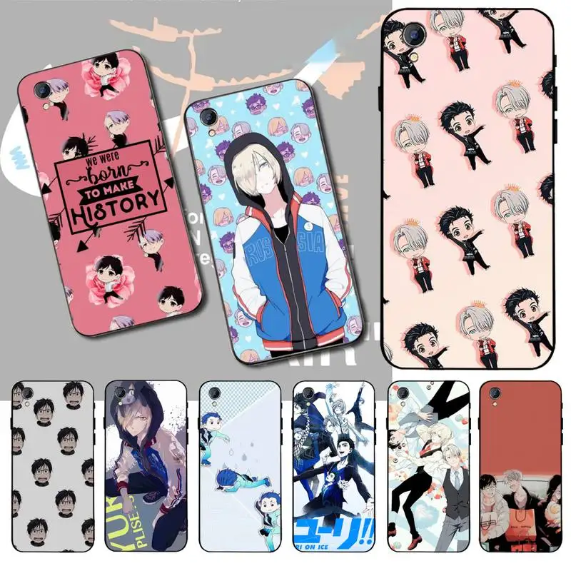 CUTEWANAN 2018 yuri on ice yur Cover Black Soft Shell Phone Case For Vivo Y91c Y17 Y51 Y67 Y55 Y93 Y81S Y19 Y7S | Мобильные телефоны