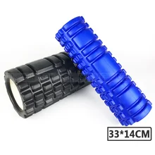 2в1 эва полый волк зубы фасции палка Фитнес Пилатес Йога Пена роликовые блоки поезд тренажерный зал Баланс Бар пена вал массаж