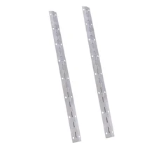 2x Прочная нержавеющая сталь Морская Лодка Яхта понтонная лодка ворота двери фортепиано шарнир палуба кабина оборудование 38x2,5 см