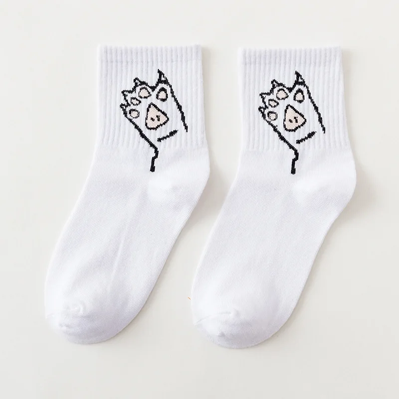 10 Мода, повседневные calcetines de alta calidad lindo elegante hermosa storieta Harajuku algodón damas - Цвет: 10