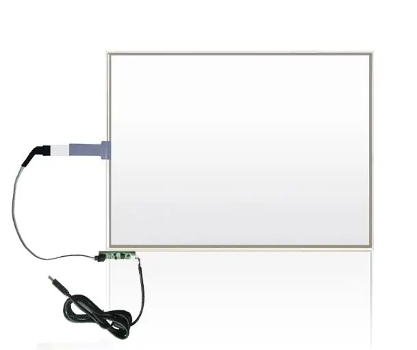 5PCS 4:3 Foldable and Flexible 17Inch 355*288mm Ultra-thin 0.5mm Four-wire Resistive Touch Screen+ with USB Controller Kit |