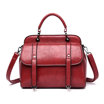 

Vintage Shoulder CrossBody Bags For Women's Genuine Leather Handbags Women Messenger Bags Ladies