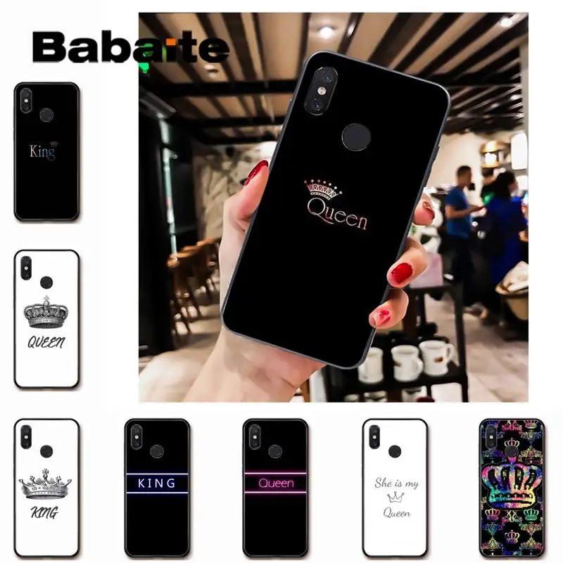 Чехол для телефона Babaite Queen &amp King Redmi note8Pro note5 note7 note 8t 9 note9s note9pro Xiaomi 5 9t max2 | Мобильные