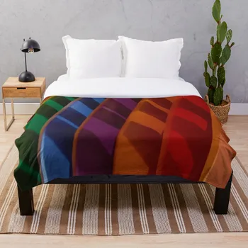 

Soft Blanket for Bed Sherpa Flannel Fleece Blanket Home Travel Sofa Soft Throw Blanket Vibrant Surfboards Seamless Pattern
