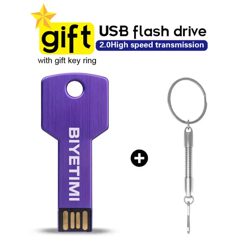 Usb флеш-накопитель biyetimi Corloful Key 8 ГБ 16 ГБ 32 ГБ 64 ГБ Memory Usb Stick 2,0 Флешка для ПК