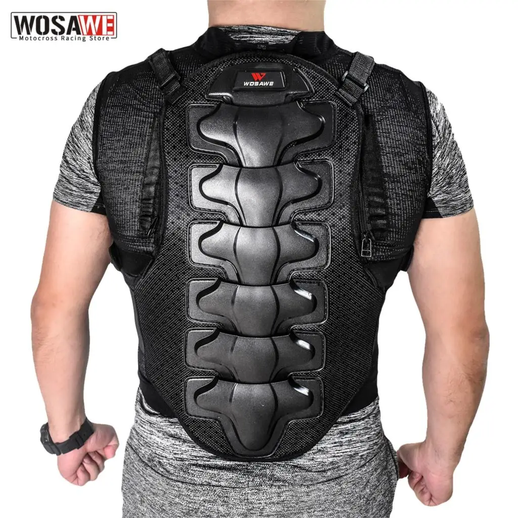 Motorcycle Armor Motorcycle Body Armor Body Protector Motorcycle Armor Vest Motorcycle Jackets Motorcycle Armor Pads Motorcycle Armor Accessories WOSAWE Motorcycle Jacket Men Full Body Armor Motocross Racing Protective Gear Chest Protection Off-road Anti-drop Jacket